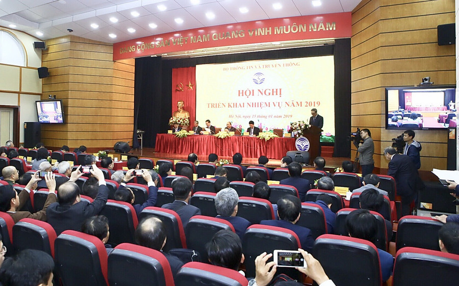 Hội nghị triển khai nhiệm vụ năm 2019 của Bộ Thông tin và Truyền thông