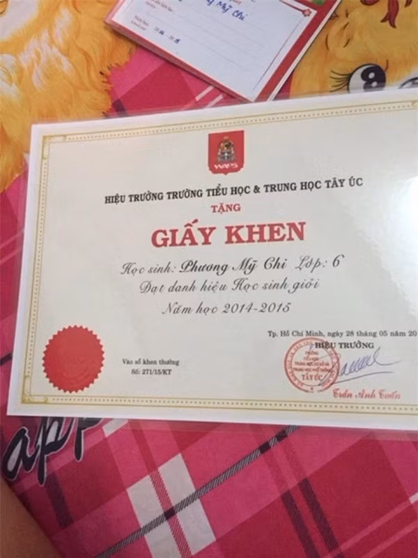 Ngưỡng mộ thành tích học tập cực khủng của Phương Mỹ Chi