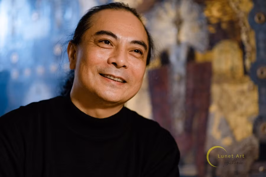 Họa sĩ Nguyễn Văn Chuyên. Ảnh: NVCC.