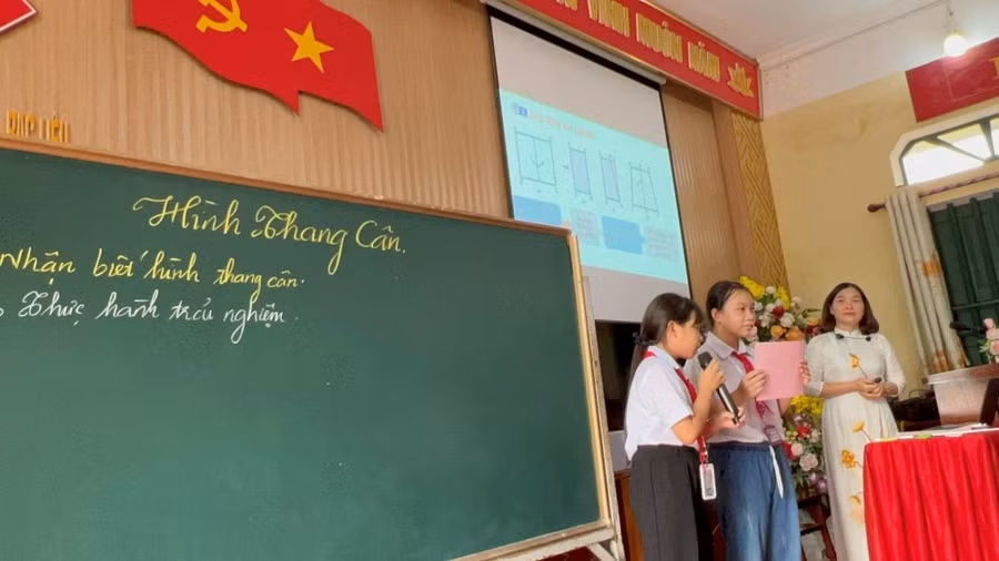 Tiết học Toán thú vị đối với học sinh lớp 6.