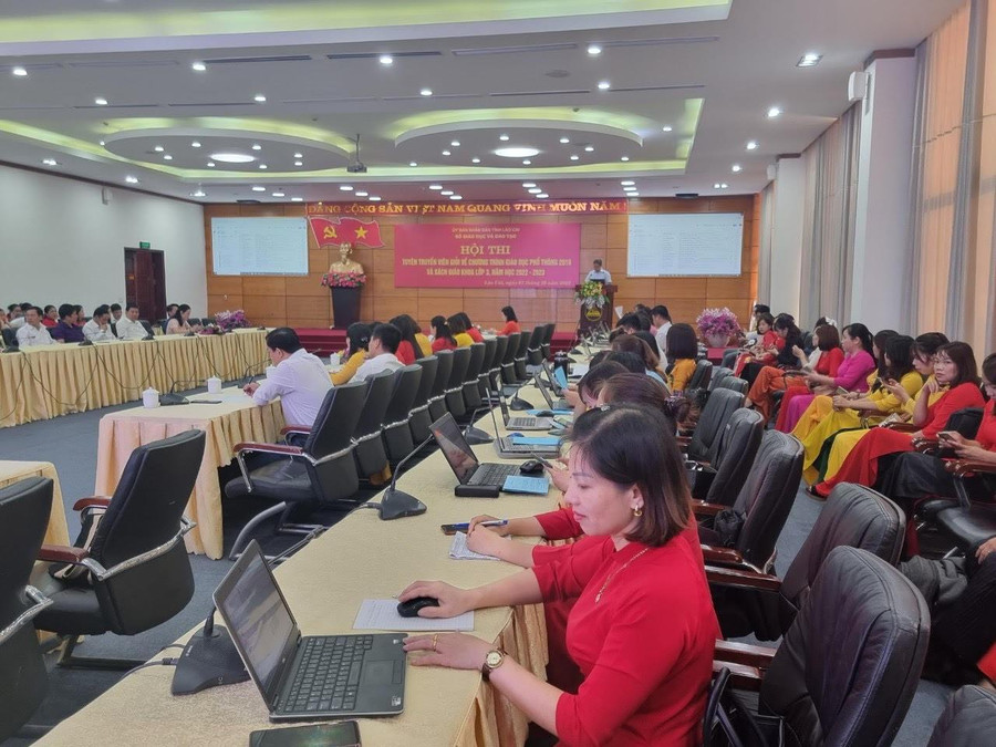 Mỗi tuyên truyền viên từ hội thi sẽ góp phần nâng cao nhận thức về Chương trình GDPT 2018.