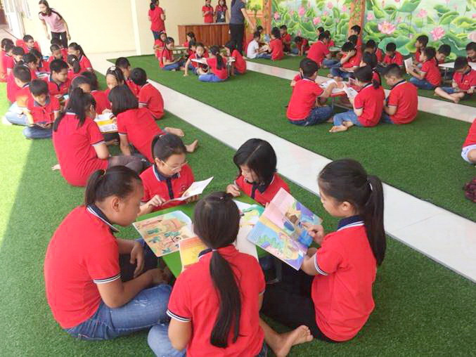 Học sinh say mê với các tiết đọc thư viện được đổi mới hình thức tổ chức và hoạt động phong phú Học sinh say mê với các tiết đọc thư viện được đổi mới hình thức tổ chức và hoạt động phong phú