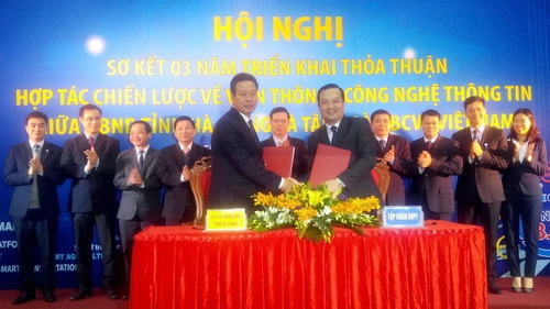 Lễ kí biên bản ghi nhớ“Xây dựng đô thị thông minh cho tỉnh Hà Giang” giữa tỉnh Hà Giang và Tập đoàn Bưu chính Viễn thông Việt Nam - VNPT Việt Nam