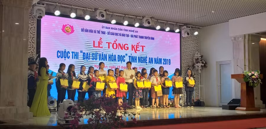 BTC trao giải cho các đại sứ văn hóa đọc