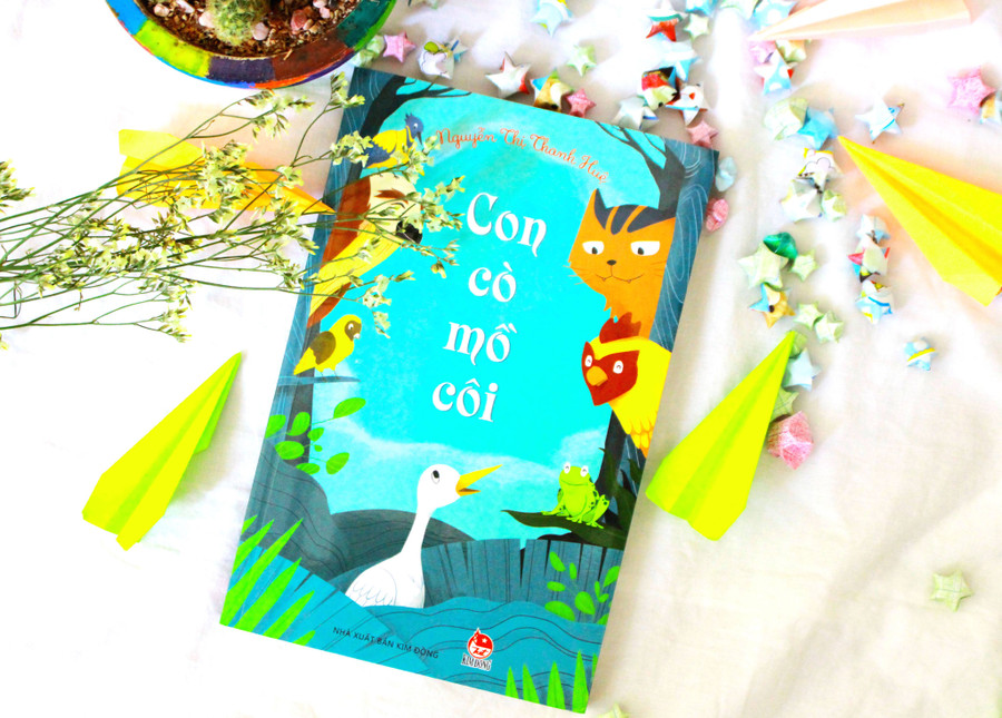 Bìa tác phẩm "Con cò mồ côi" Bìa tác phẩm "Con cò mồ côi"