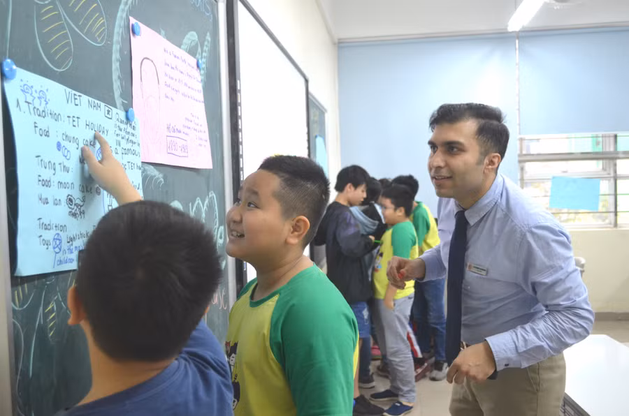 Tiết học môn học Tiếng Anh