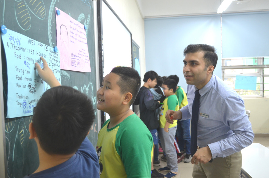 Tiết học môn học Tiếng Anh