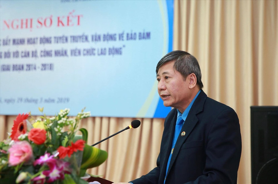 Phó Chủ tịch Thường trực Tổng LĐLĐVN Trần Thanh Hải phát biểu tại hội nghị Phó Chủ tịch Thường trực Tổng LĐLĐVN Trần Thanh Hải phát biểu tại hội nghị
