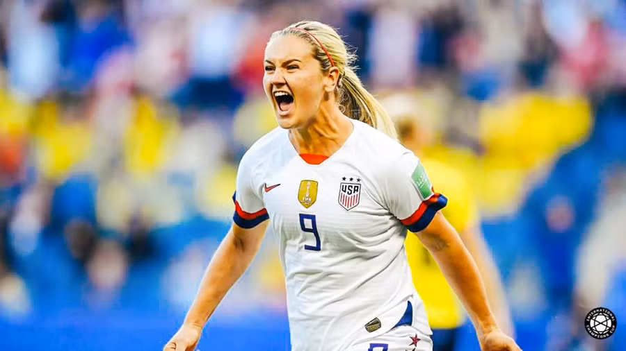 Lindsey Horan đang thi đấu cho đội Lyon của Pháp.