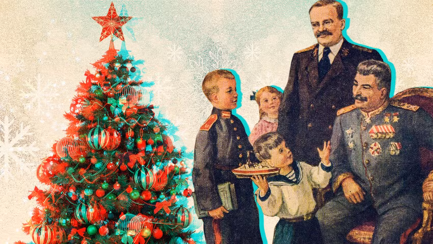 Sau 8 năm bị cấm dưới thời Stalin, Noel trở lại rực rỡ hơn. Ảnh: Rbth.com