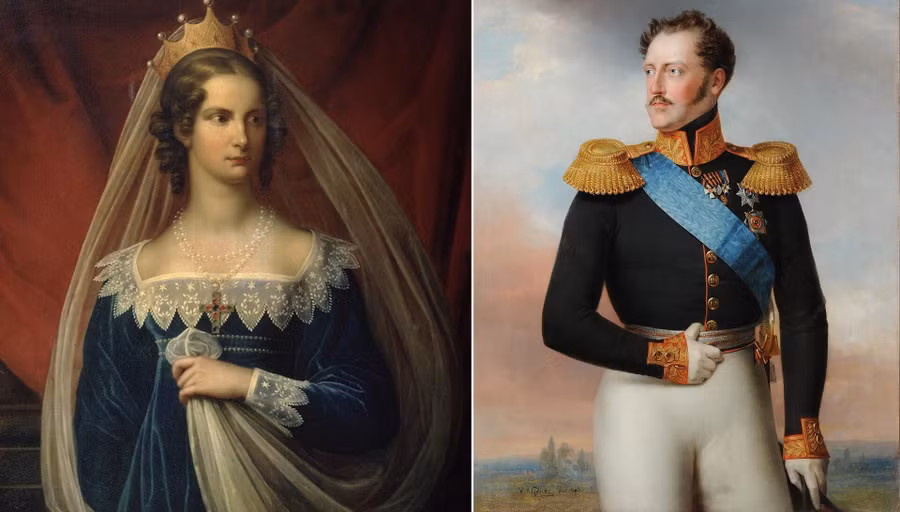 Charlotte và Nicholas I. Ảnh: Rbth.com