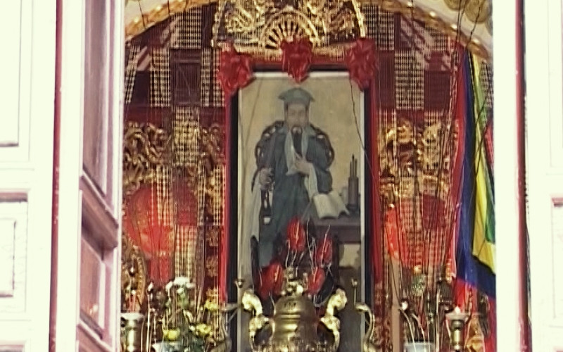 Bức chân dung Nguyễn Tông Quai do vua Càn Long nhà Thanh cho người vẽ tặng.