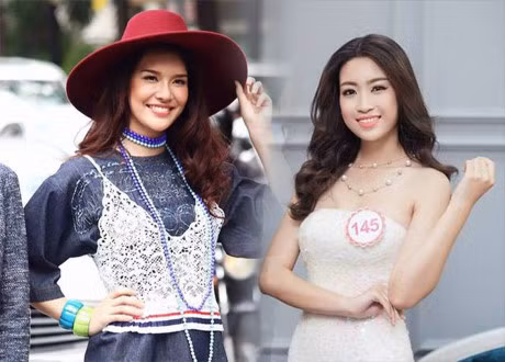 Hoa hau My Linh bi dem ra so sanh voi Tan Hoa hau Thai Lan - Anh 3