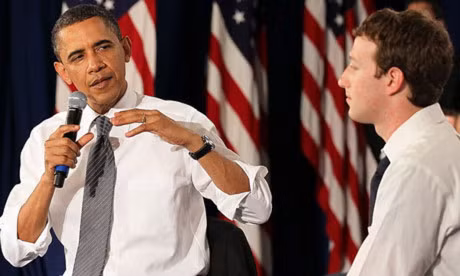Ong Obama va Zuckerberg hen nhau dam dao qua Facebook Live - Anh 1