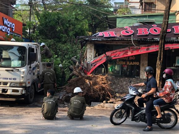 Hà Nội cần đề phòng dông lốc trong các ngày 8-9/10 (Ảnh VK)