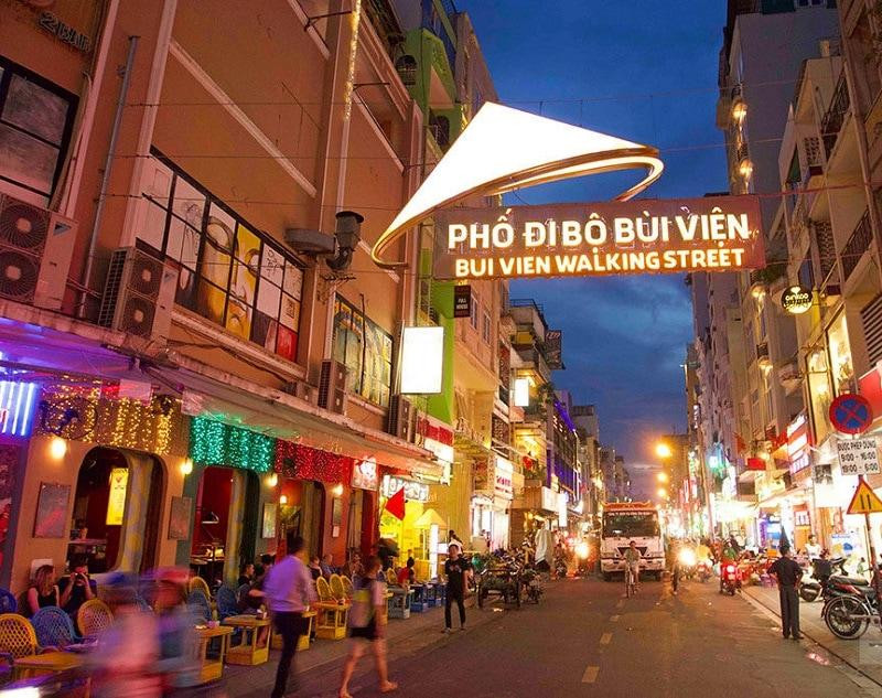 Phố đi bộ Bùi Viện, Quận 1, TPHCM. Phố đi bộ Bùi Viện, Quận 1, TPHCM.