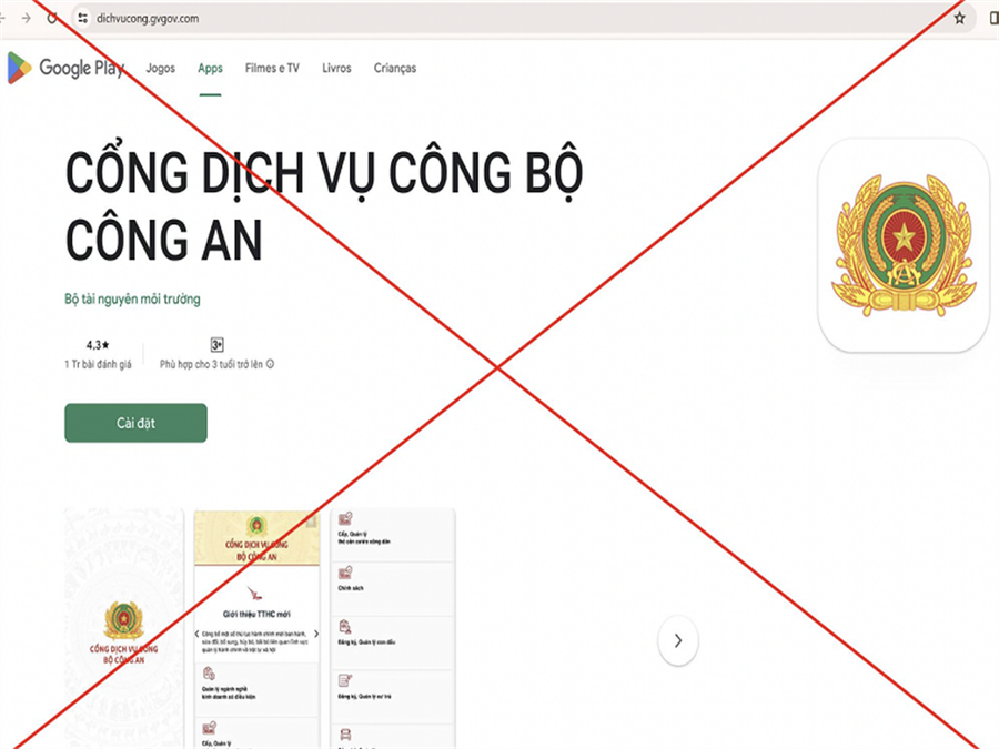 Bộ Công an cảnh báo thủ đoạn lừa đảo qua các ứng dụng giả mạo. image002.png