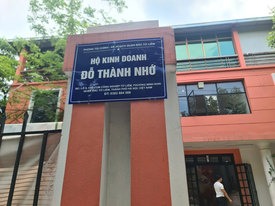 Hộ kinh doanh Đỗ Thành Nhớ là một trong những cổ đông với Công ty TNHH sản xuất NMT Food do con trai bà Tuyết là Nguyễn Minh Trường sáng lập. z6738900886036-9fd2cc5b4e163f7b8312dc290bfe6038.jpg