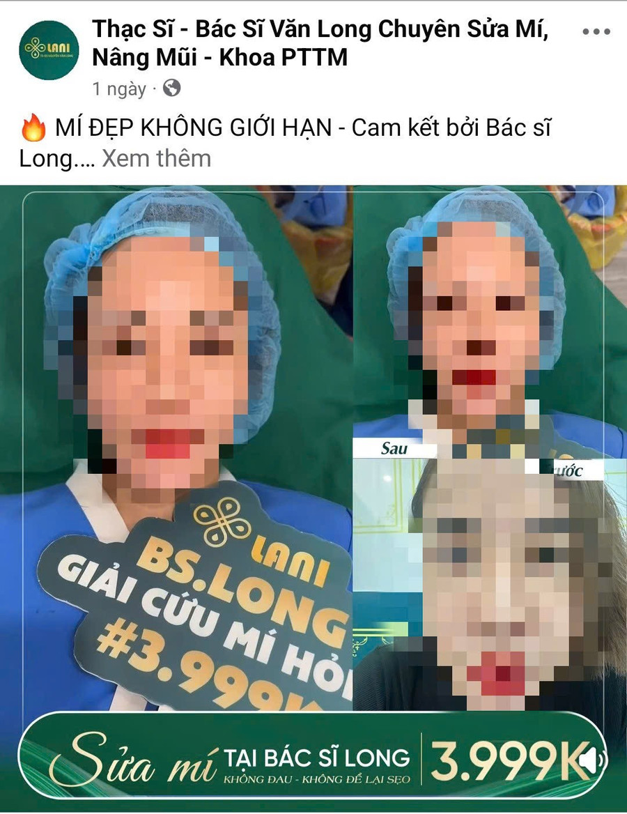 Hà Nội: Thẩm mỹ Lani hoạt động không phép