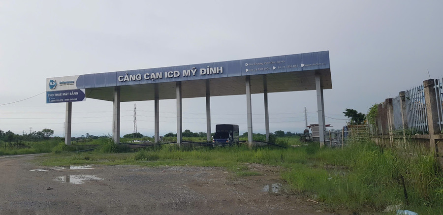 Cảng cạn Mỹ Đình vẫn đang dang dở. Ảnh: TG