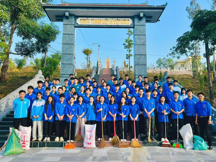 Chuỗi hoạt động sôi nổi tại Trường liên cấp Nguyễn Bỉnh Khiêm.