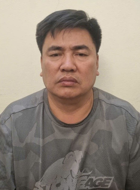 Đặng Từ Thịnh tại cơ quan Công an.