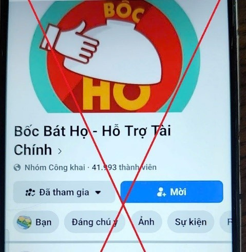 Cho vay lãi nặng trên không gian mạng. (Ảnh: CAHN).