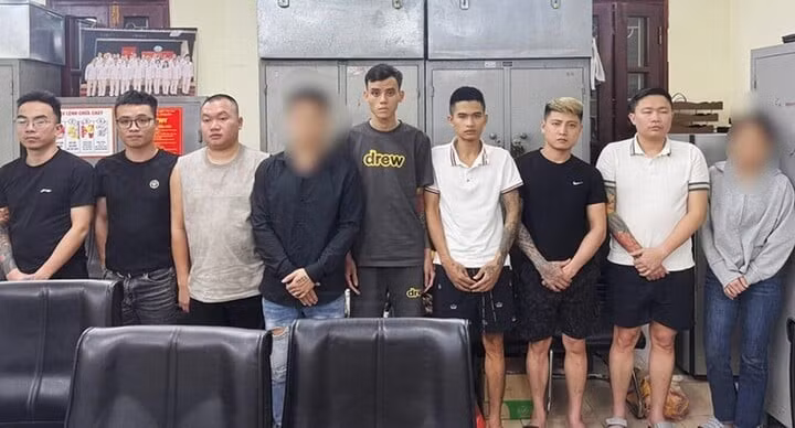 Ảnh: Các đối tượng trong vụ án.