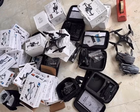 Ảnh: Hàng hóa vi phạm bị thu giữ.