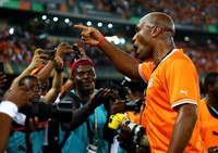 Bạn gái Drogba rạng ngời dự khán trận chung kết Afcon 2024