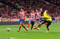 Chùm ảnh: Atletico Madrid hạ Dortmund ở tứ kết Champions League 