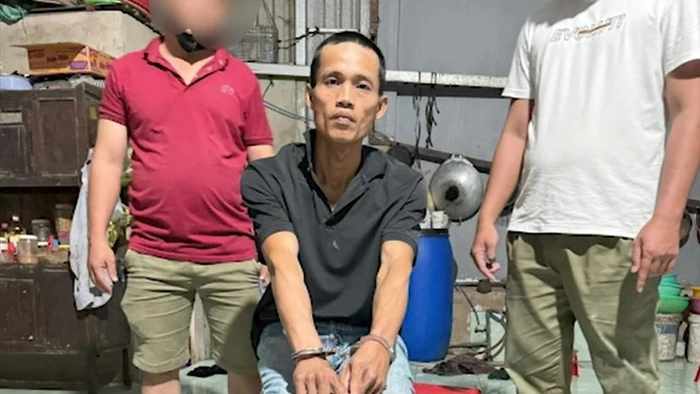 Nguyễn Thanh Hùng khi bị bắt. Ảnh: CACC.