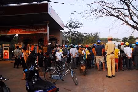 Hiện trường vụ việc vừa xảy ra vào chiều 12/2