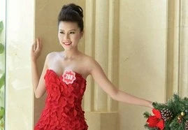 Vẻ đẹp của hotgirl trường Báo thi HHVN