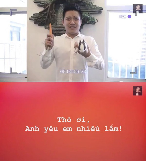 Trong video, Tuấn Hưng tự ví mình là củ cà rốt vốn rất gần gũi với thỏ - nickname của Hương Baby. Biểu cảm của nam ca sĩ trong lúc ấp úng cầu hôn vợ không khỏi khiến người xem bật cười. Đoạn cuối video là ca khúc Nắm lấy tay anh của nhạc sĩ Khắc Việt dành tặng riêng cho mối tình vợ chồng Tuấn Hưng. Trong video, Tuấn Hưng tự ví mình là củ cà rốt vốn rất gần gũi với thỏ - nickname của Hương Baby. Biểu cảm của nam ca sĩ trong lúc ấp úng cầu hôn vợ không khỏi khiến người xem bật cười. Đoạn cuối video là ca khúc Nắm lấy tay anh của nhạc sĩ Khắc Việt dành tặng riêng cho mối tình vợ chồng Tuấn Hưng.