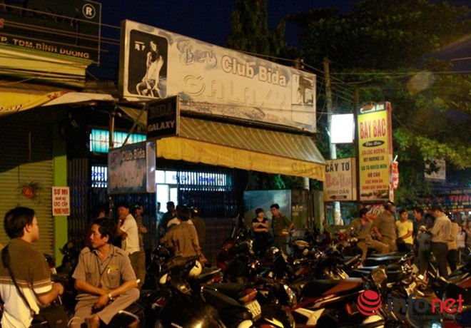 Quán bi-da nơi nạn nhân bị sát hại