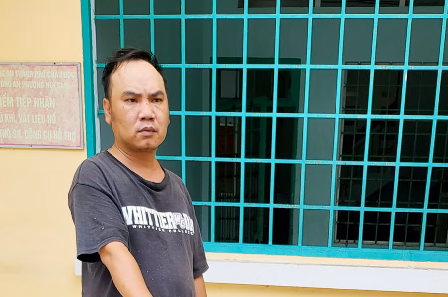 Đối tượng Đinh Thành Hiếu (ảnh: Tiến Tầm)