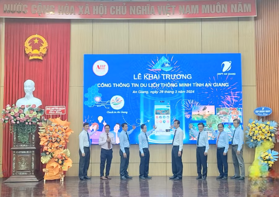 An Giang ra mắt Cổng thông tin du lịch thông minh.