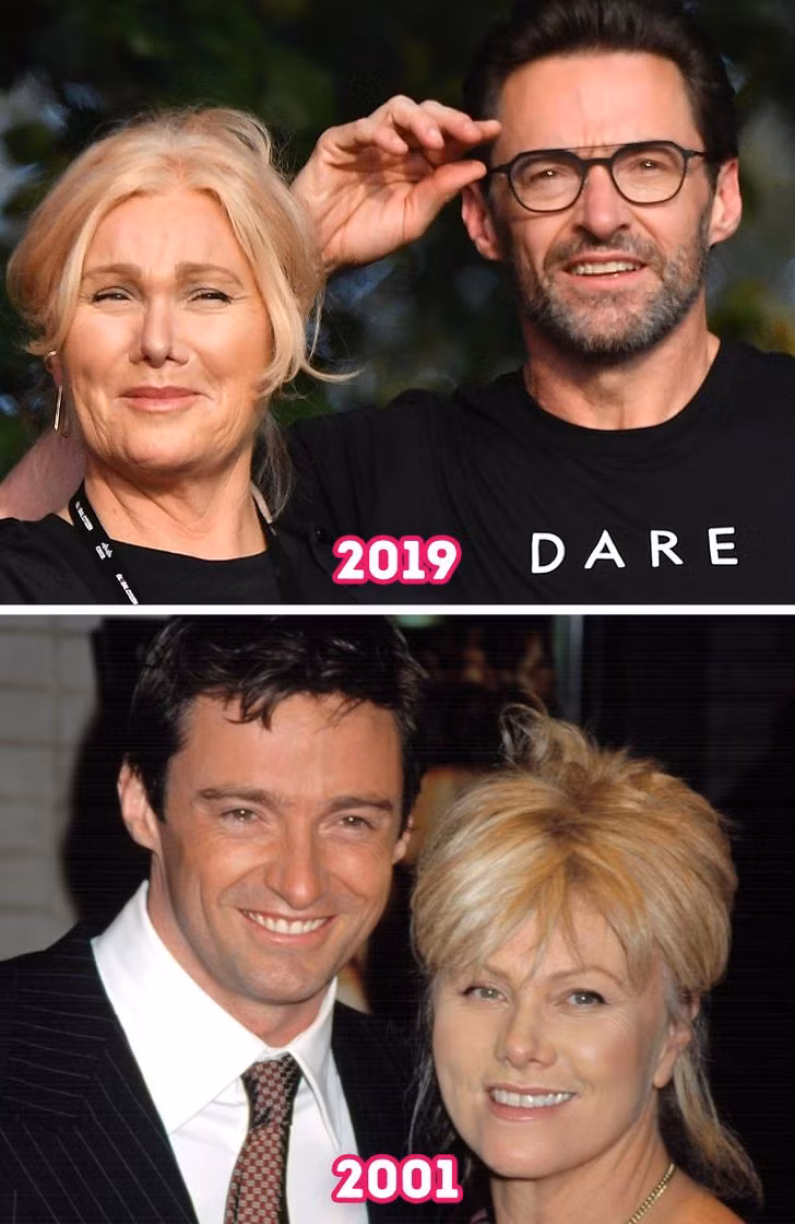 Hugh Jackman và Deborra-Lee Furness.