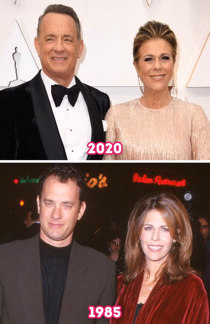 Tom Hanks và Rita Wilson.