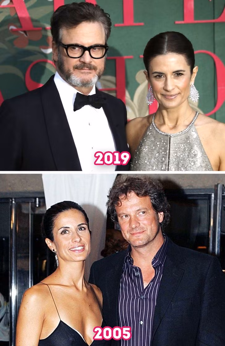 Colin Firth và Livia Giuggioli.