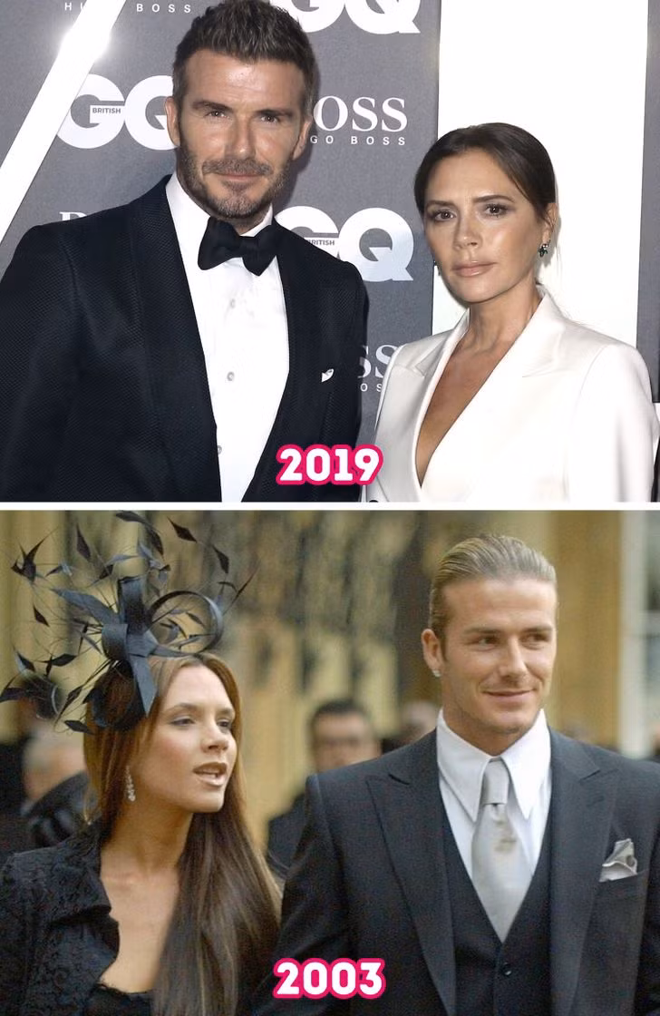 David Beckham và Victoria Beckham.
