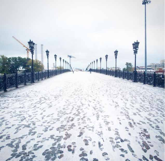 Tuyết đầu mùa phủ trắng thủ đô Nga hình ảnh 2 tuyet dau mua phu trang thu do nga hinh anh 2