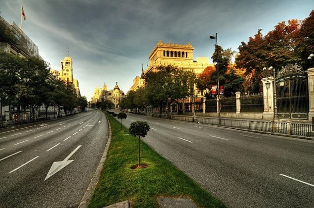 Thị trưởng thành phố Madrid hy vọng sẽ bộ hành hóa ngày càng nhiều khu vực trong thành phố. Ảnh: Flickr 6 thành phố trên thế giới lên kế hoạch cấm ôtô