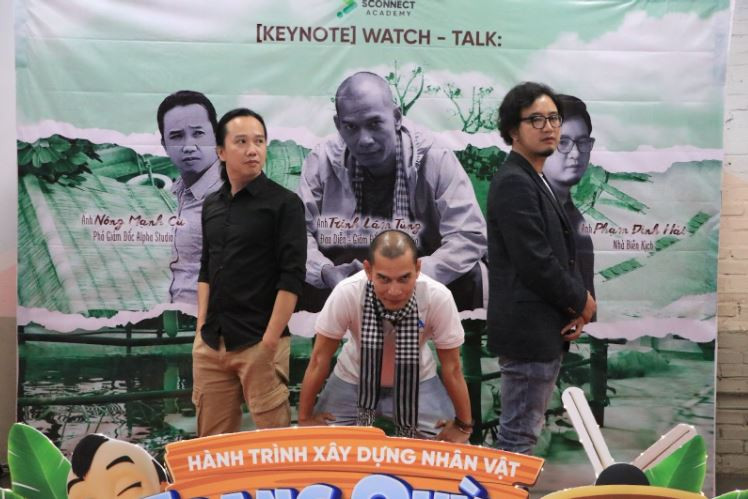 Bộ ba nhà sản xuất của phim Trạng Quỳnh Thời Nhí Nhố. Bộ ba nhà sản xuất của phim Trạng Quỳnh Thời Nhí Nhố.