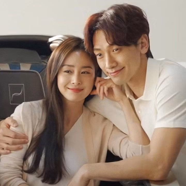 Cặp đôi Kim Tae Hee và Rain.