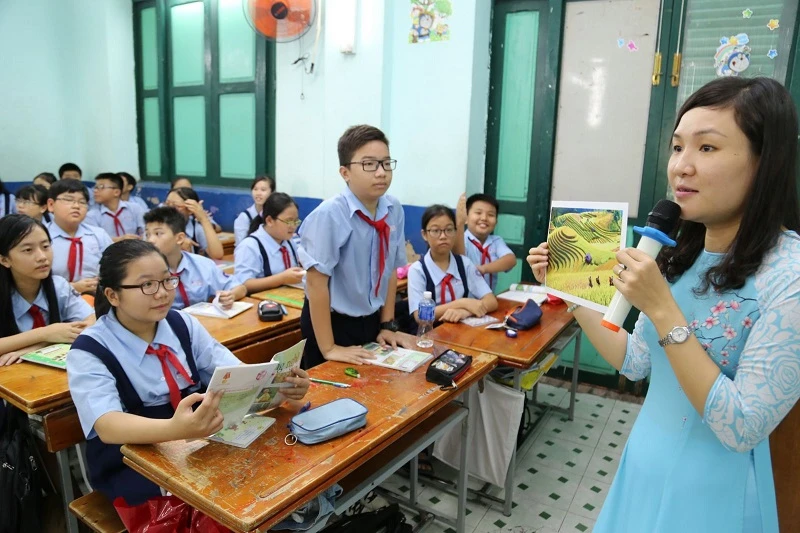 Thực hiện đánh giá học sinh theo năng lực là mục tiêu chung của đổi mới căn bản, toàn diện GD-ĐT. Ảnh minh họa