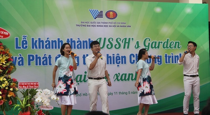 Một tiết mục văn nghệ tại buổi lễ