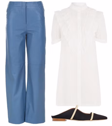 5 cach mac dep voi dam so mi - Anh 2