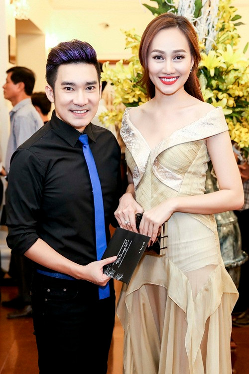 Quang Hà bảnh bao dự tiệc bên Á hậu Kim Duyên ảnh 1 quang ha banh bao du tiec ben a hau kim duyen - 1